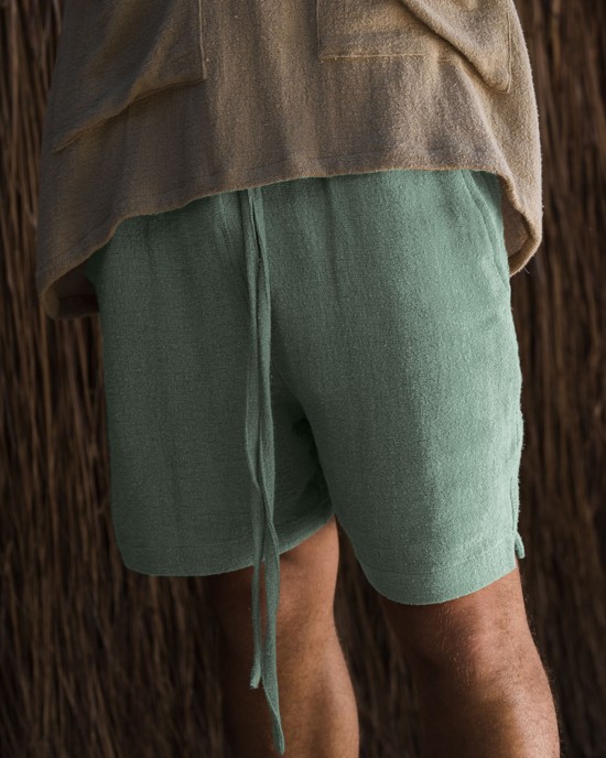Casual cropped pants, breathable and loose fitting straight leg shorts HF2904-01-01 Casual cropped pants, breathable and loose fitting straight leg shorts HF2904-01-01